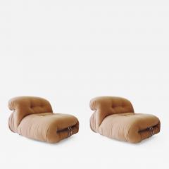 Afra Tobia Scarpa Afra Tobia Scarpa pair of Soriana lounge chairs Italy 1970s - 752293