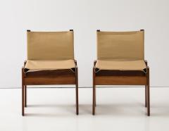 Afra Tobia Scarpa Afra and Tobia Scarpa Pair of Monk Chairs for Molteni Italy circa 1974 - 3452924