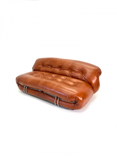 Afra Tobia Scarpa Afra and Tobia Scarpa Soriana Couch for Cassina in new leather Pair available  - 3474555