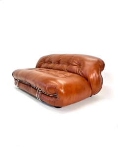 Afra Tobia Scarpa Afra and Tobia Scarpa Soriana Couch for Cassina in new leather Pair available  - 3474559