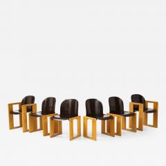 Afra Tobia Scarpa Afra and Tobia Scarpa for B B Italia Set of Six Dialogo Dining Chairs - 2297617