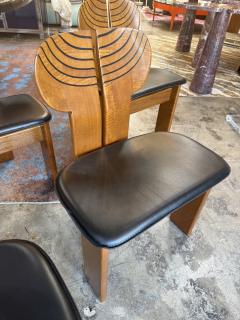 Afra Tobia Scarpa Africa Chairs by Afra and Tobia Scarpa Set of 4 - 4604990