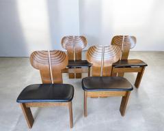 Afra Tobia Scarpa Africa Chairs by Afra and Tobia Scarpa Set of 4 - 4604992