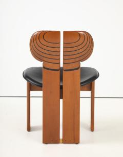 Afra Tobia Scarpa Africa Chairs by Afra and Tobia Scarpa Set of 8 - 4610451