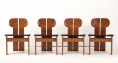 Afra Tobia Scarpa Africa Chairs by Afra and Tobia Scarpa Set of 8 - 4610452