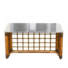 Afra Tobia Scarpa Bamboo Glass Coffee Table by Tobia Afra Scarpa - 3347565