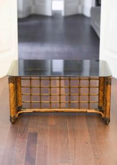 Afra Tobia Scarpa Bamboo Glass Coffee Table by Tobia Afra Scarpa - 3347576