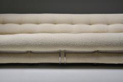 Afra Tobia Scarpa Cassina Soriana Four Seater Sofa by Afra and Tobia Scarpa in Boucl 1970s - 1960832