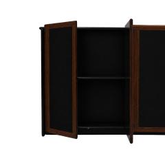 Afra Tobia Scarpa Mid Century Afra And Tobia Scarpa Italian Wood Black Lacquer 1970s Sideboard - 4608238