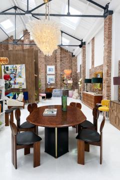 Afra Tobia Scarpa Mid Century Afra And Tobia Scarpa Mod Artona Wood Italian 1970s DiningRoom Table - 4543937