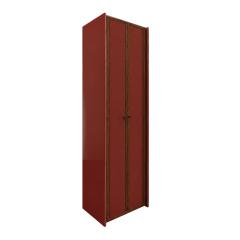 Afra Tobia Scarpa Mid Century Afra Tobia Scarpa Italian Wood Red Lacquer 1960s Tall Cabinet - 4617712