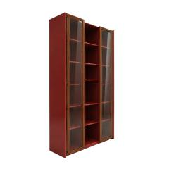 Afra Tobia Scarpa Mid Century Afra Tobia Scarpa Italian Wood Red Lacquer And Glass 1960s Vitrine - 4617730