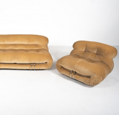 Afra Tobia Scarpa Mid Century Soriana Seating Set by Tobia Afra Scarpa for Cassina 1970s - 3654811