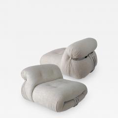 Afra Tobia Scarpa PAIR OF SORIANA SLIPPERS by Afra Tobia Scarpa Edition Cassina 1970 - 2021349