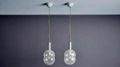 Afra Tobia Scarpa Pair of Bilobo Glass Pendant for Flos by Afra Tobia Scarpa - 4529058