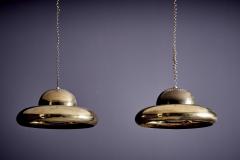 Afra Tobia Scarpa Pair of Fior Di Loto Pendant Lamp by Tobia Scarpa - 4146293