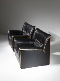 Afra Tobia Scarpa Pair of Lauriana Lounge Chairs by Afra and Tobia Scarpa for B B Italia - 4726046