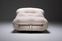Afra Tobia Scarpa Scarpa Soriana Lounge Chair in Boucl Wool 1969 - 2315934