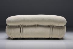 Afra Tobia Scarpa Scarpa Soriana Sofa in Boucl Wool 1970s - 2670414