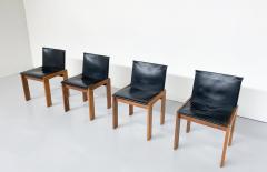 Afra Tobia Scarpa Set of 4 Mid Century Modern Dining Chairs by Afra Tobia Scarpa - 3232647