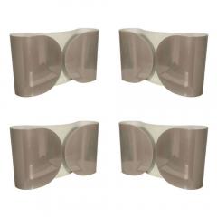 Afra Tobia Scarpa Set of five Italian Sconces Foglioby Scarpa for Flos - 4581070