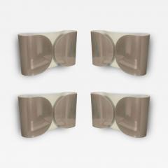 Afra Tobia Scarpa Set of five Italian Sconces Foglioby Scarpa for Flos - 4583637