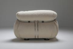Afra Tobia Scarpa Soriana Lounge lounge chair Ottoman in Boucl by Afra Tobia Scarpa 1969 - 1337785