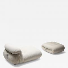 Afra Tobia Scarpa Soriana Lounge lounge chair Ottoman in Boucl by Afra Tobia Scarpa 1969 - 1338644