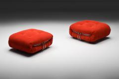 Afra Tobia Scarpa Soriana Poufs by Afra Tobia Scarpa for Cassina 1970s - 2621610