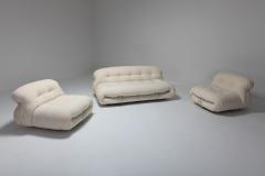 Afra Tobia Scarpa Soriana Two Seat Sofa by Afra e Tobia Scarpa for Cassina 1970s - 939999