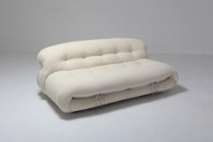 Afra Tobia Scarpa Soriana Two Seat Sofa by Afra e Tobia Scarpa for Cassina 1970s - 940001