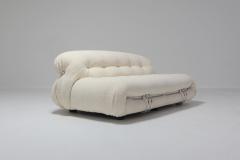 Afra Tobia Scarpa Soriana Two Seat Sofa by Afra e Tobia Scarpa for Cassina 1970s - 940002