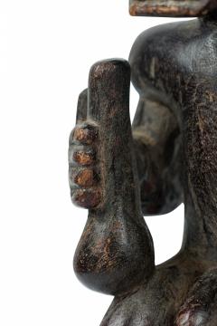 African Angola 20th Century Carved Wood Chokwe Ancestor Chibinda Ilunga Figure - 4665416