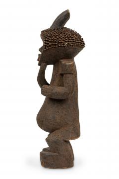 African Cameroon 20th Century Hand Carved Mabila Ancestor Figure - 4661819