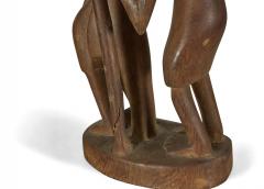 African Carved Wood Statue of a Family of Figures - 4673840