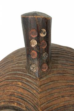 African Congo 20th Century Carved Painted Wood Songye Kfwebe Face Mask - 4667778