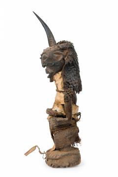 African Congo 20th Century Carved Wood Songye Fetish Figure - 4665398