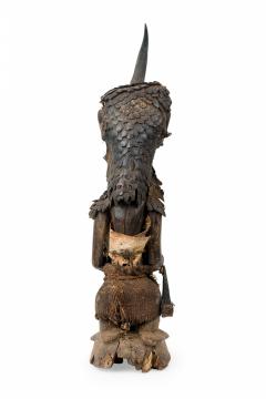 African Congo 20th Century Carved Wood Songye Fetish Figure - 4665399