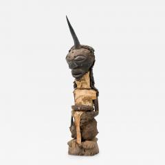 African Congo 20th Century Carved Wood Songye Fetish Figure - 4694591