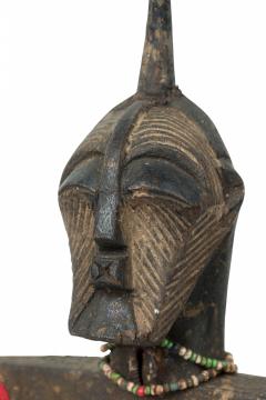 African Congo 20th Century Carved Wood Songye Kwfebe Figural Plaque - 4665391