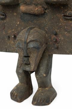 African Congo 20th Century Carved Wood Songye Kwfebe Figural Plaque - 4665394