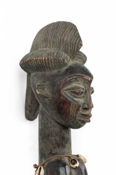 African D R Congo 20th Century Carved Wood Luba Ceremonial Spoon - 4667939