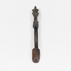 African D R Congo 20th Century Carved Wood Luba Ceremonial Spoon - 4700800