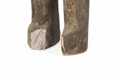 African D R Congo Carved Wood String Nkisi Male Nail Fetish Figure - 4409114