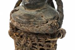 African D R Congo Late 20th Century Carved Wood Baluba Female Ancestor Figure - 4670788