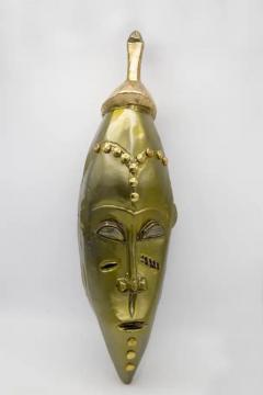 African Futurist Gold Mask Created by Bomber Bax - 3677680