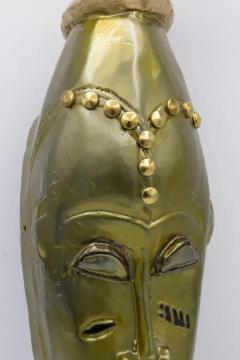 African Futurist Gold Mask Created by Bomber Bax - 3677693