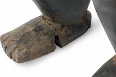 African Gabon 20th Century Carved Wood Fang Male Reliquary Guardian Figure - 4653046