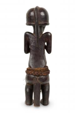 African Gabon 20th Century Hand Carved Fang Ancestor Figure - 4667280