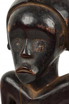 African Gabon 20th Century Hand Carved Fang Ancestor Figure - 4667284